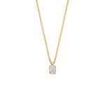 Blush Collier 14k Gelbgold mit ovalem Labordiamant 0.22ct