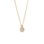 Blush Collier 14k Gelbgold mit Pavé-Zirkonia - 3206YZI