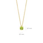 Blush Collier 14k Gelbgold mit Peridot - 3200YGP