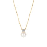 Blush Collier 14k Gelbgold mit Perle und Zirkonia - 3163YPW
