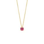 Blush Collier 14k Gelbgold mit rosa Turmalin