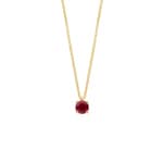 Blush Collier 14k Gelbgold mit Rubin
