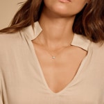 Blush Collier 14k Gelbgold mit Zirkonia 5.0mm - 3049YZI