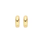 Blush 14ct Gold Charm Hoop Earrings 13.0mm  - 7388YGO