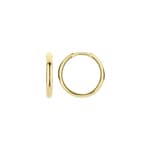 Blush 14ct Gold Classic Hoop Earrings - 7271YGO