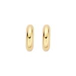 Blush 14ct Gold Charm Hoop Earrings 16.5mm - 7390YGO