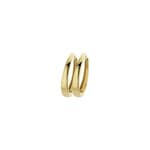 Blush 14ct Gold Oval Hoop Earrings - 7277YGO