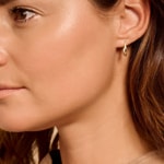 Blush Creolen 14k Gelbgold in konischem Design - 7277YGO