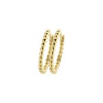 Blush 14ct Gold Beaded Hoop Earrings - 7291YGO