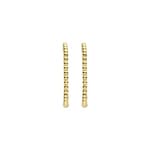 Blush 14ct Gold Beaded Hoop Earrings - 7291YGO