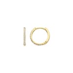 Blush Creolen 14k Gelbgold mit Pavé-Zirkonia 11.6mm - 7270YZI