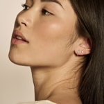 Blush Creolen 14k Gelbgold mit Pavé-Zirkonia 11mm - 7269YZI