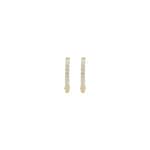 Blush Creolen 14k Gelbgold mit Pavé-Zirkonia 11mm - 7269YZI