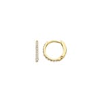 Blush Creolen 14k Gelbgold mit Pavé-Zirkonia 9.8mm - 7268YZI