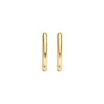 Blush Creolen 14k Gelbgold oval 17mm - 7219YGO