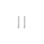 Blush Creolen 14k Weissgold mit Labordiamanten 0.24ct - LG7006W