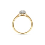 Blush Entourage Ring 14k Gelbgold mit Labordiamanten 0.42ct - LG1016Y