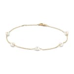 Blush 14ct Yellow Gold Link Bracelet with Pearls 4.2mm - 2269YPW