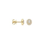 Blush Halo Ohrstecker 14k Gelbgold mit Labordiamanten 0.36ct - LG7033Y