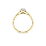 Blush Halo Ring 14k Gelbgold mit Labordiamanten 0.40ct - LG1010Y