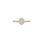 Blush Halo Ring 14k Gelbgold mit Labordiamanten 0.44ct - LG1045Y