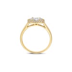 Blush Halo Ring 14k Gelbgold mit Labordiamanten 0.65ct - LG1052Y