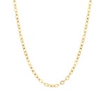 Blush 14ct Gold Oval Link Chain Necklace