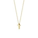 Blush Collier pendentif croix en or 14 carats - 3091YGO