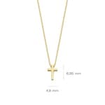 Blush Collier pendentif croix en or 14 carats - 3091YGO