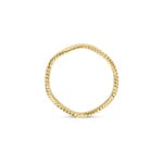 Blush 14ct Gold Twisted Rope Wave Ring - 1263YGO