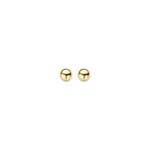 Blush 14ct Gold Ball Stud Earrings 4mm