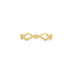 Blush Kugelring 14k Gelbgold im Wellendesign - 1262YGO