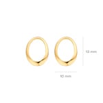Blush Ohrring-Anhänger 14k Gelbgold - 9050YGO