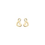 Blush 14ct Gold Heart Earring Charms - 9057YGO