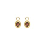 Blush 14ct Gold Mother Of Pearl Iridescent Shell Earring Charm