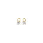 Blush Ohrring-Anhänger 14k Gelbgold mit Labordiamanten 0.30ct