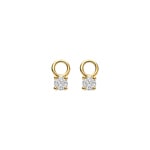 Blush 14ct Gold 0.42ct Lab Diamond Circle Shape Earring Charms - LG9000Y