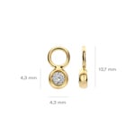 Blush Ohrring-Anhänger 14k Gelbgold mit Labordiamanten 0.50ct - LG9002Y