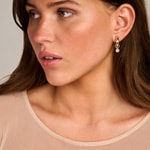 Blush Ohrring-Anhänger 14k Gelbgold mit Labordiamanten 0.50ct - LG9002Y