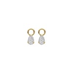 Blush Ohrring-Anhänger 14k Gelbgold mit Tropfen Labordiamanten 0.50ct - LG9004Y/S
