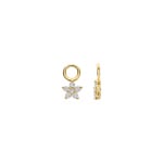 Blush 14ct Gold 0.25ct Lab Diamond Star Earring Charms - LG9005Y/S