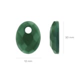 Blush Green Agate Earring Charms - 810GAGO
