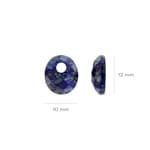 Blush Ohrring-Anhänger aus facettiertem Lapislazuli 12 mm - 800LAPM