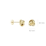 Blush Ohrstecker 14k Gelbgold Knoten - 7157YGO