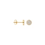 Blush Ohrstecker 14k Gelbgold mit Pavé-Zirkonia - 7396YZI
