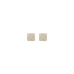 Blush Ohrstecker 14k Gelbgold mit Pavé-Zirkonia - 7395YZI
