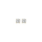 Blush Ohrstecker 14k Gelbgold mit Zirkonia 5mm - 7053YZI