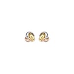 Blush Ohrstecker 14k Tricolor Gold Knoten - 7157WYR