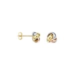 Blush Ohrstecker 14k Tricolor Gold Knoten - 7157WYR