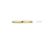 Blush 14ct Gold Slim Band Ring 1.3mm - 1197YGO